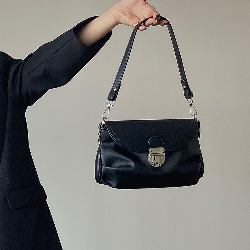 Túi đeo vai màu trơn phong cách thời trang cho nữ IELGY