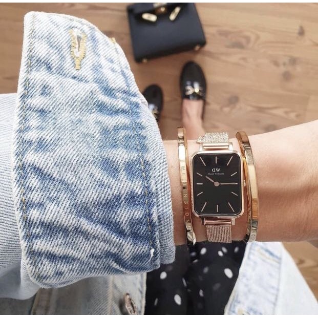 Đồng Hồ Nữ DW Dây Thép Mặt Vuông Quadro Pressed Melrose – Daniel Wellington Authentic Full Box DW00100437 | BigBuy360 - bigbuy360.vn