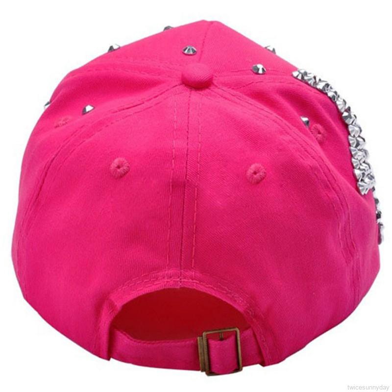 Mũ lưỡi trai họa tiết ngôi sao đính đá thời trang cho nữ