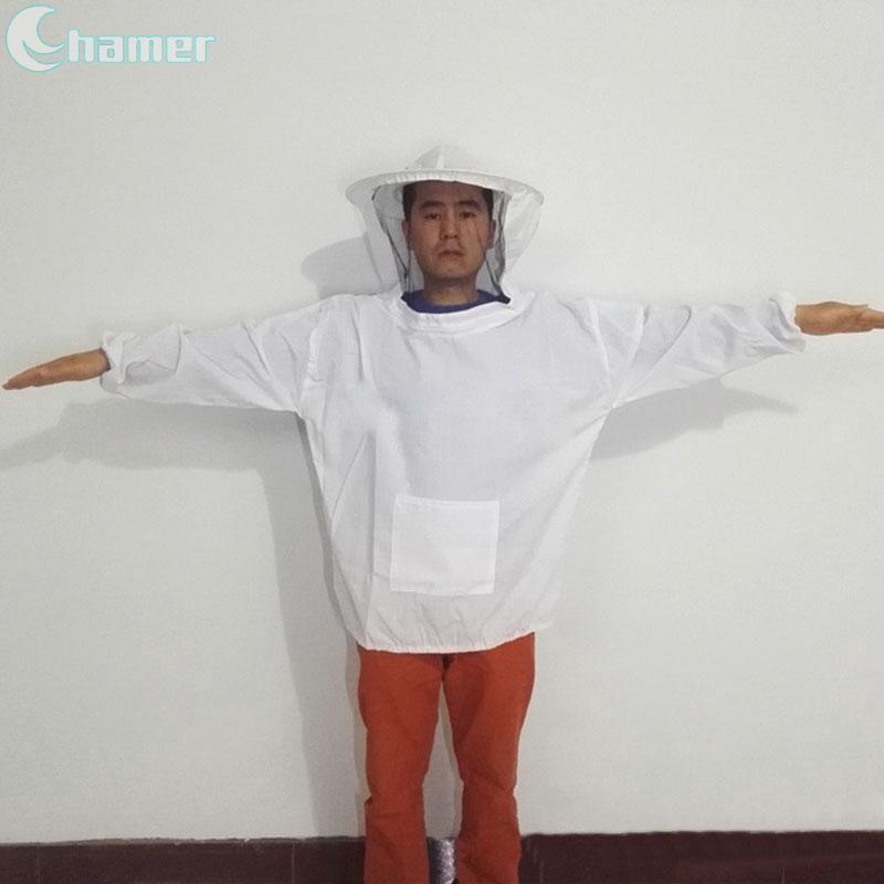 Áo khoác kèm mũ che mặt bảo hộ khi lấy mật ong