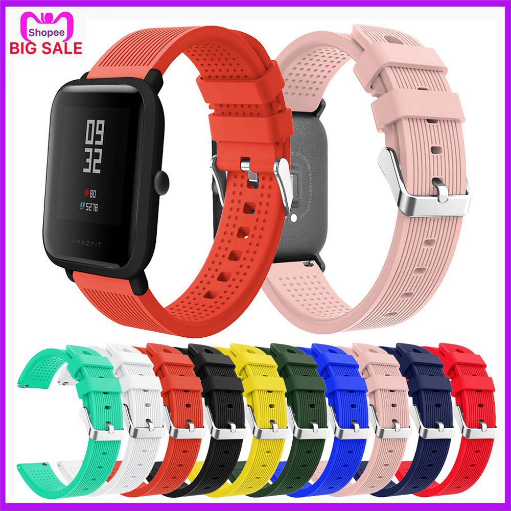 Dây silicon thay thế cho dây đeo của đồng hồ thông minh Xiaomi Huami Amazfit Bip Lite