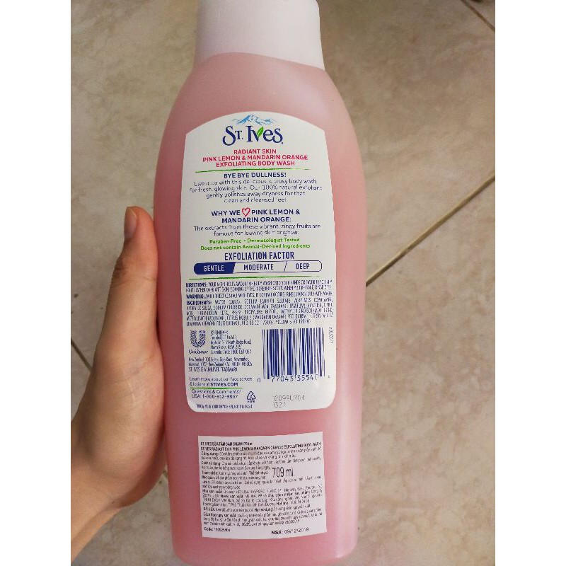 Sữa tắm ST.Ives yến mạch bơ, cam chanh, muối biển 709ml | BigBuy360 - bigbuy360.vn