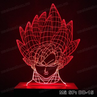 Đèn ngủ 3D hình Songoku