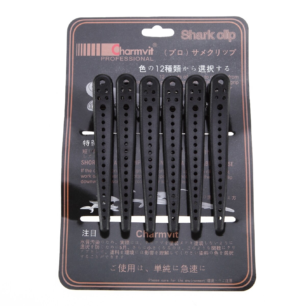 Monja Set 6 Kẹp Làm Tóc Chuyên Nghiệp Tiện Dụng