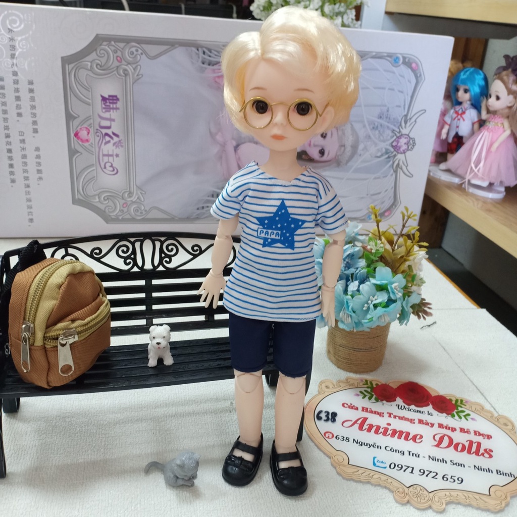 Búp Bê Nam Cao 30cm Cơ Thể Mập Mạp Kèm Đồ Và Phụ Kiện Cute giá tốt