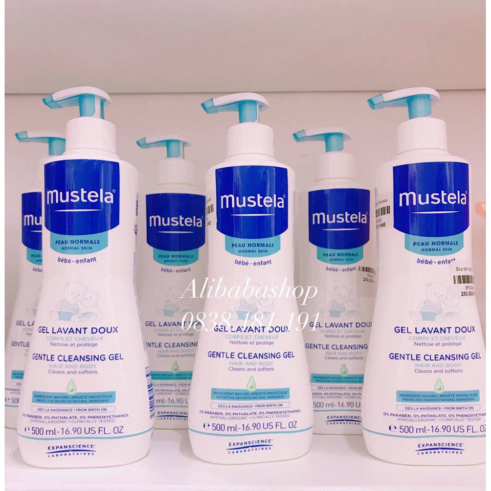 Sữa tắm gội Mustela (500ml)