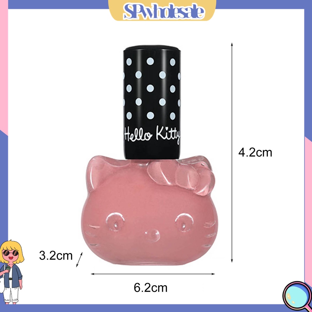 [SPwholesale] Lọ sơn móng tay nhanh khô màu sắc đáng yêu thiết kế chú mèo an toàn dành cho trẻ em