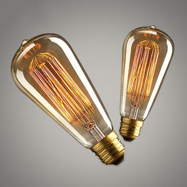 Bóng đèn Edison 40W E27 220-240V ánh sáng vàng Retro dùng trang trí