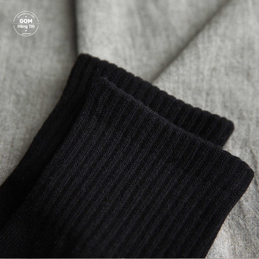 [Mã FAMARAL1 giảm 10K đơn 50K] Tất vớ cao cổ Nam Nữ, tất cotton êm mềm đi mát, thiết kế thoáng khí - KLB-TRONCAO-GANTAM