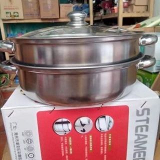 NỒI HẤP 2 TẦNG, LẨU, NẤU, ... KÈM VUNG KÍNH