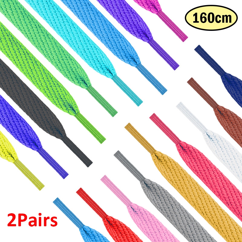 Set 2 cặp dây giày 160cm nhiều màu sắc
