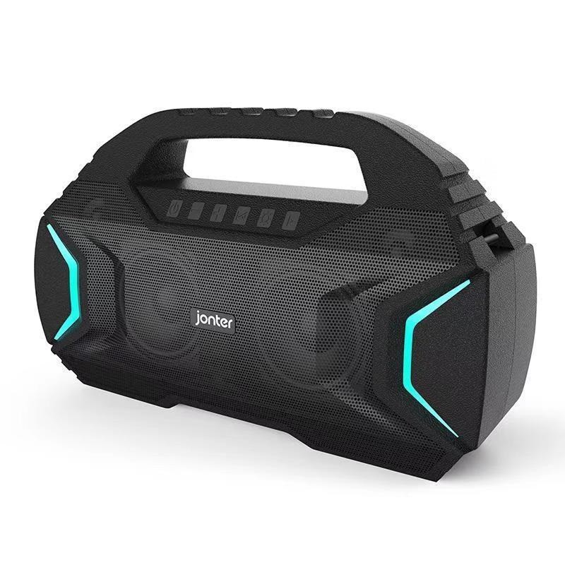 Loa Bluetooth Karaoke cao cấp Jonter M100 Chất âm cực hay, công suất 40W, pin 4000mAh dùng 12h (Đen) + Kèm 01 micro