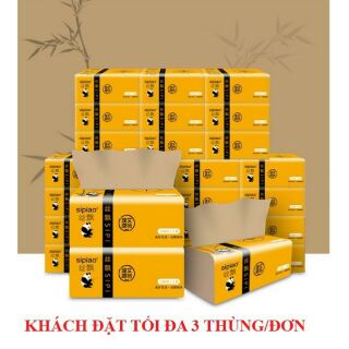 THÙNG 30 GÓI GIẤY ĂN GẤU TRÚC SIPIAO TRUNG QUỐC
