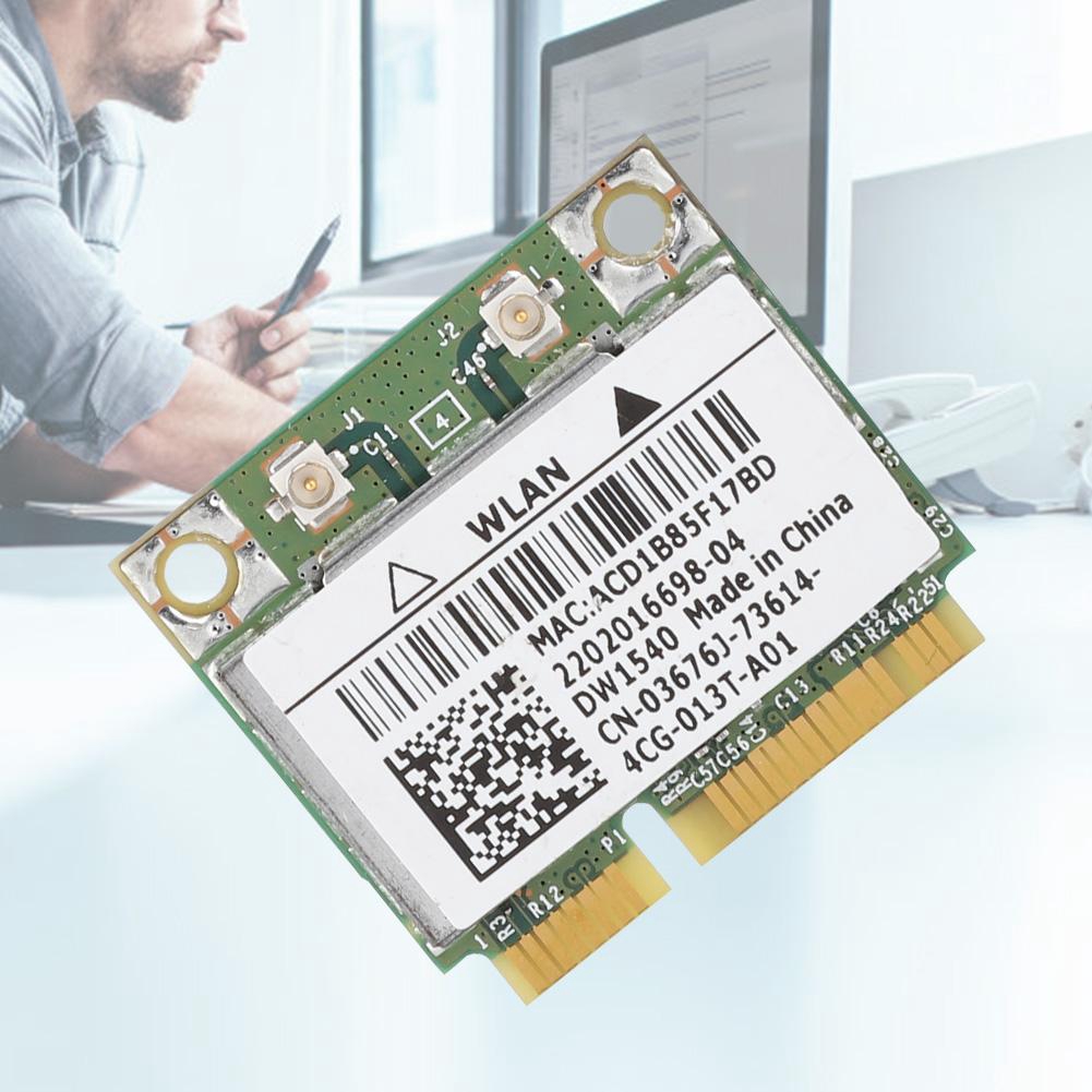 Thẻ mạng wifi mini PCI-E  cho máy tính xách tay  Dell BroadCom bcm943228hm4l dw1540 hm4a / b / g / n | BigBuy360 - bigbuy360.vn
