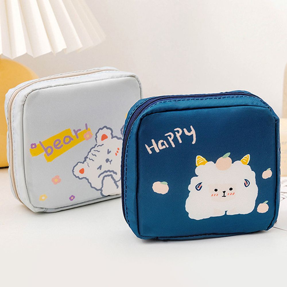 Túi đựng tiền xu/thẻ/đồ trang điểm hình gấu dễ thương