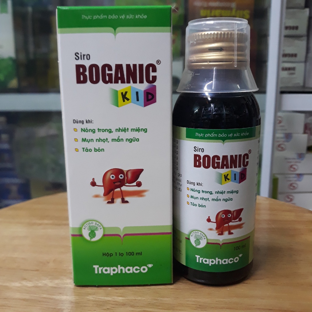 Boganic Kids giảm rôm sảy, mụn nhọt, nóng trong người cho trẻ lọ 100ml