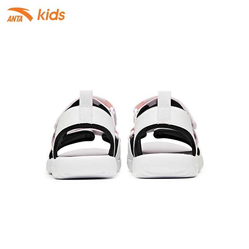 Sandals bé gái quai dán phối màu năng động thương hiệu Anta Kids W322126921-4