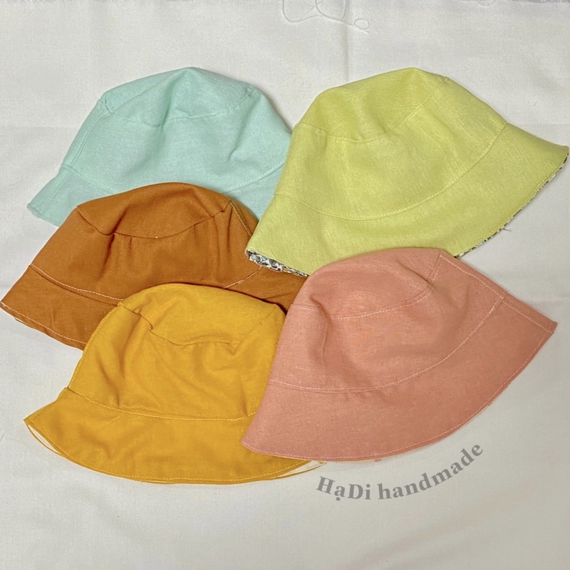 Nón bucket 2 mặt cho bé