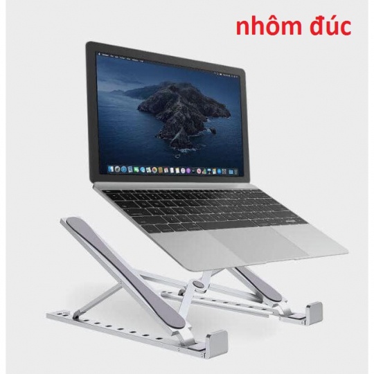 Giá Đỡ Laptop 2 Thanh Chữ X (Nhôm Đúc) - nhacuamin