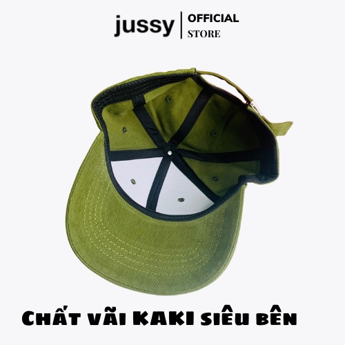 Mũ Lưỡi Trai Trơn Vải Kaki Wash Nón Kết Nam Nữ Jussy Fashion Phong Cách Nón Lưỡi Trai Unisex Form Cứng Nhiều Màu Hot