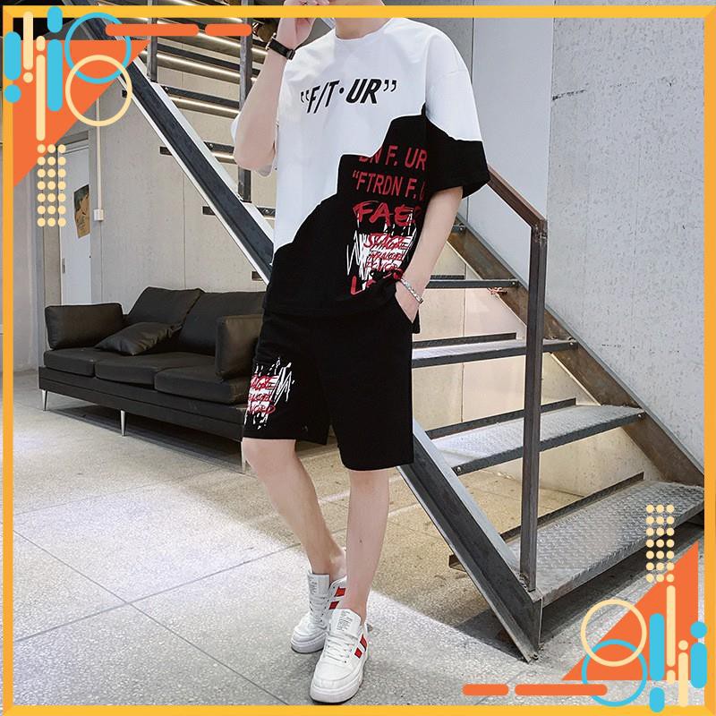 Quần áo hè nam cotton set đồ bộ người lớn trẻ em mùa hè thể thao cao cấp thoải mái chất lượng cao thấm hút mồ hôi Tiger
