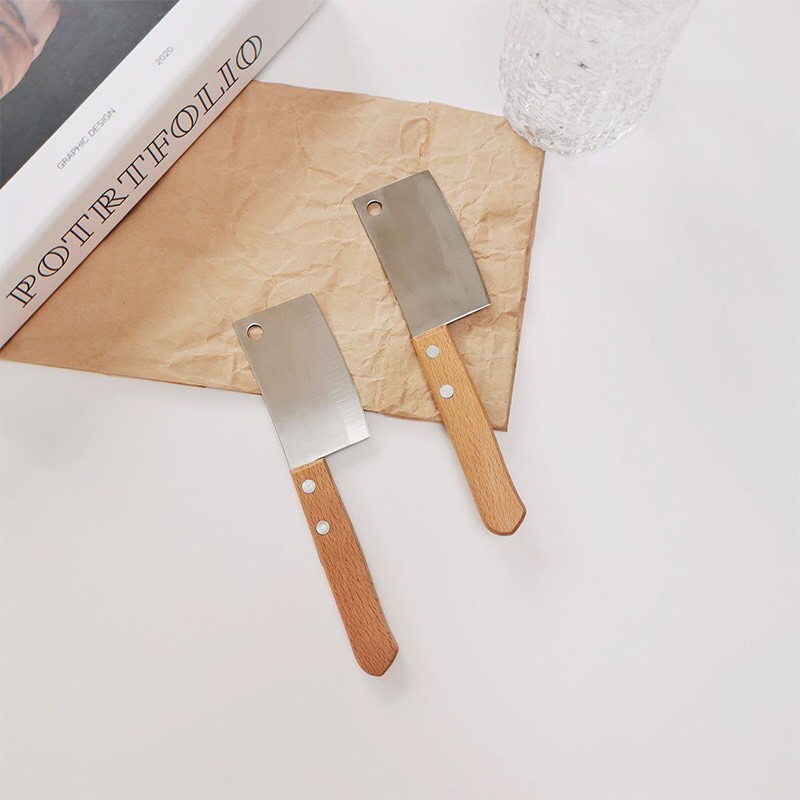 Dao dọc giấy mini, dao cắt bánh ngọt decor trang trí