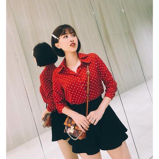 (chinh hang) Áo sơ mi cổ 2 lá