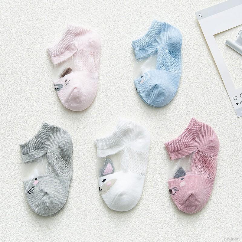 Tất chân cổ thấp hình động vật dễ thương cho bé