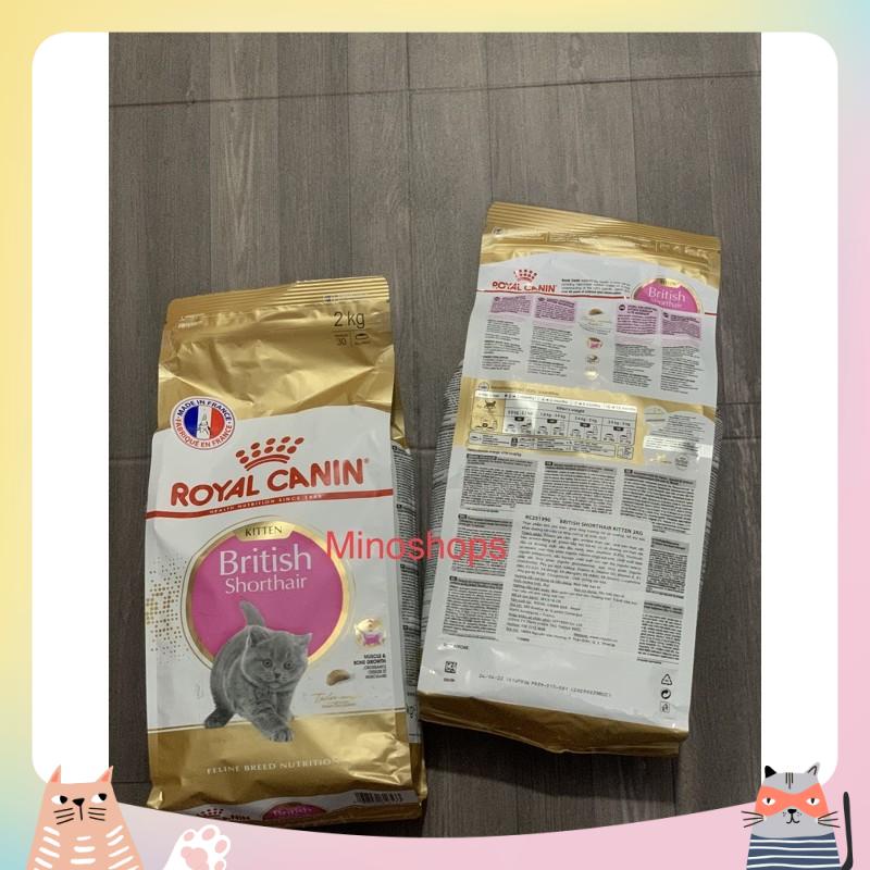 Hạt Royal Canin British Shorthair Kitten cho mèo con Anh lông ngắn 2kg