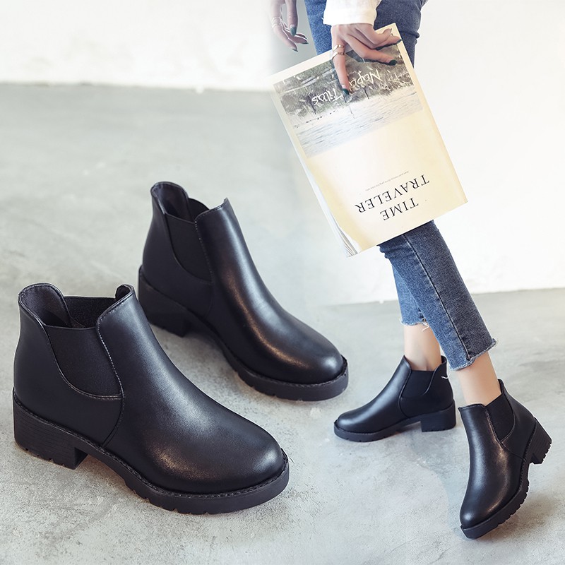 (ORDER)(CÓ ẢNH THẬT) BOOTS da cao cổ