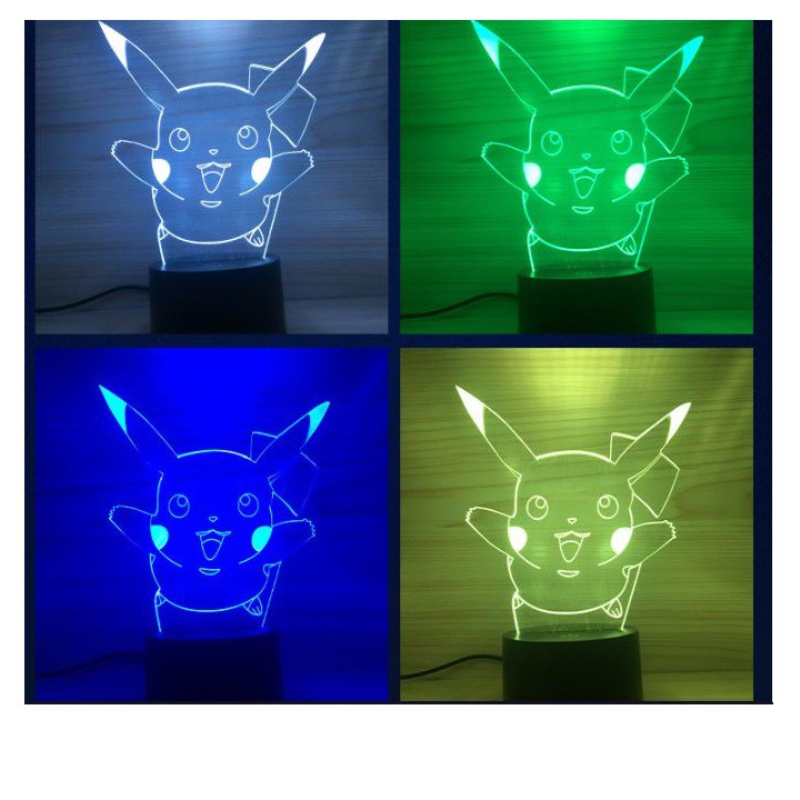 Led 3d hình Pikachu