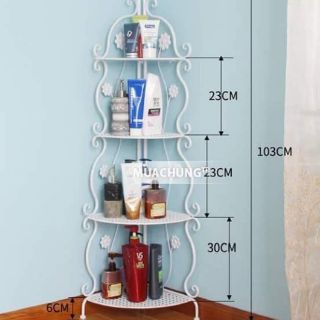 Kệ sắt nghệ thuật hoa văn