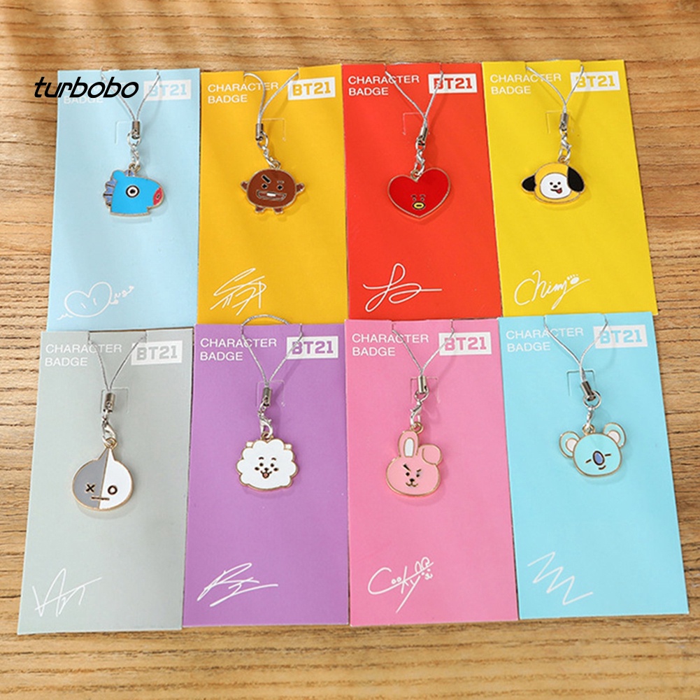 Móc Khóa Điện Thoại Hình Các Thành Viên Nhóm Bts Đáng Yêu
