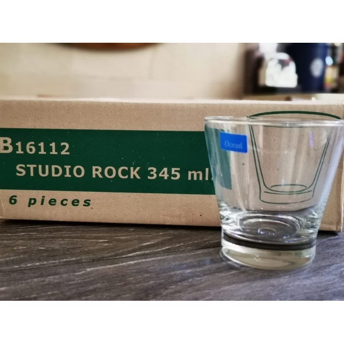 BỘ 6 CỐC LY THỦY TINH THÁI LAN OCEAN B16112 - STUDIO ROCK