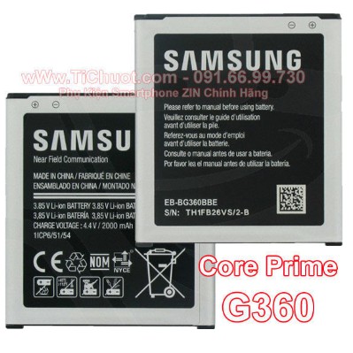 Pin Galaxy Core Prime, J2 EB-BG360CBE 2000mAh ZIN Chính Hãng