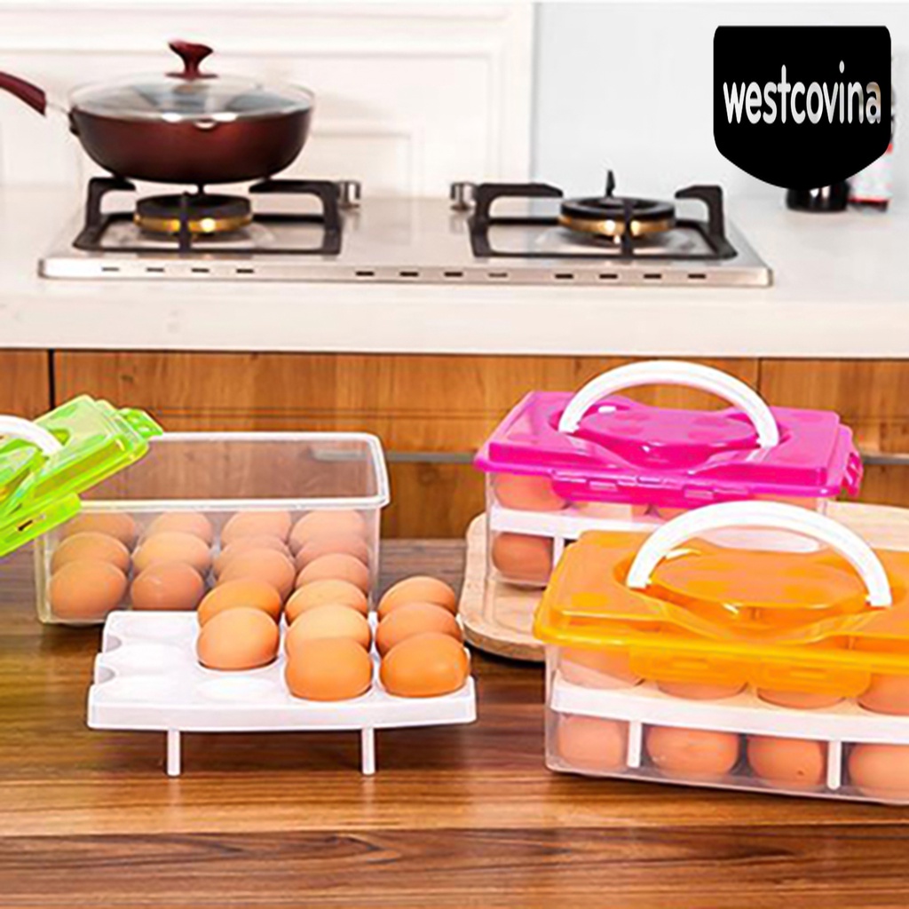 [Hot]☀ Hộp Đựng Đồ 24 Ngăn Sức Chứa Lớn Kín Khí Sắp Xếp Gọn Gàng Cho Nhà Ở