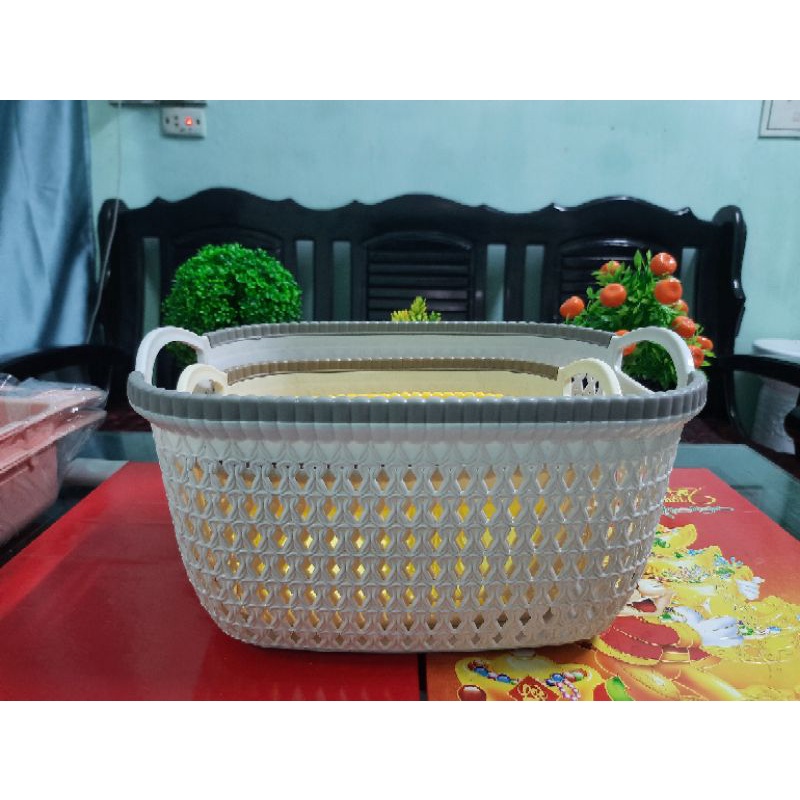 Giỏ Viền Đựng hoa quả rau củ Song Long - Duonghieu6789