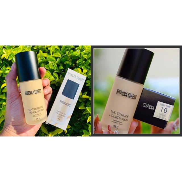 Kem nền makeup Sivanna Matte nude foundation