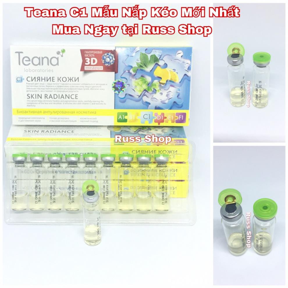 Hàng Nga- Serum C1 Teana Dưỡng Trắng Mờ Thâm Mẫu Nắp Kéo Mới Nhất