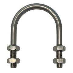 Bu lông chữ U  mạ kẽm M6