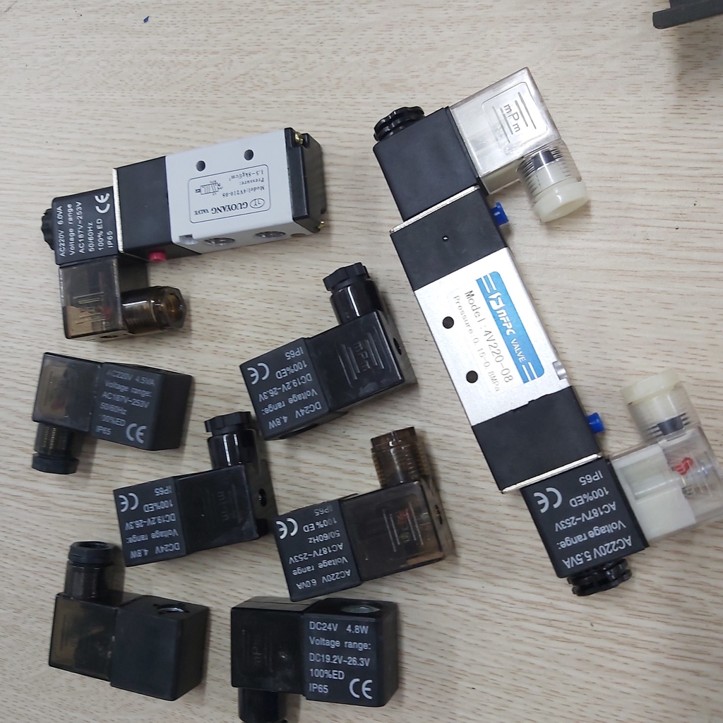 Van điện từ khí nén 1 chiều _𝐅𝐑𝐄𝐄 𝐒𝐇𝐈𝐏_ Cục hút van điện từ khí nén