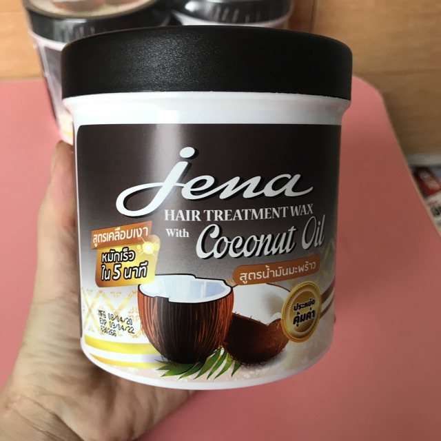 Kem ủ tóc dừa Già Jena Coconut Hair Treatment Wax 500ml nội địa Thái Lan