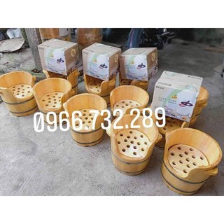 Thùng gỗ hấp tóc
