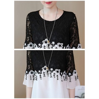 【Big Size Quảng Châu】 Đầm suông big size quảng châu D1072