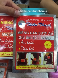 Miếng dán sưởi ấm Thiên Thanh