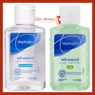 [AUTH-BILL MỸ] Gel rửa tay khô USA Daylogic - Advanced Hand Sanitizer Moisturizing mùi Aloe và Original