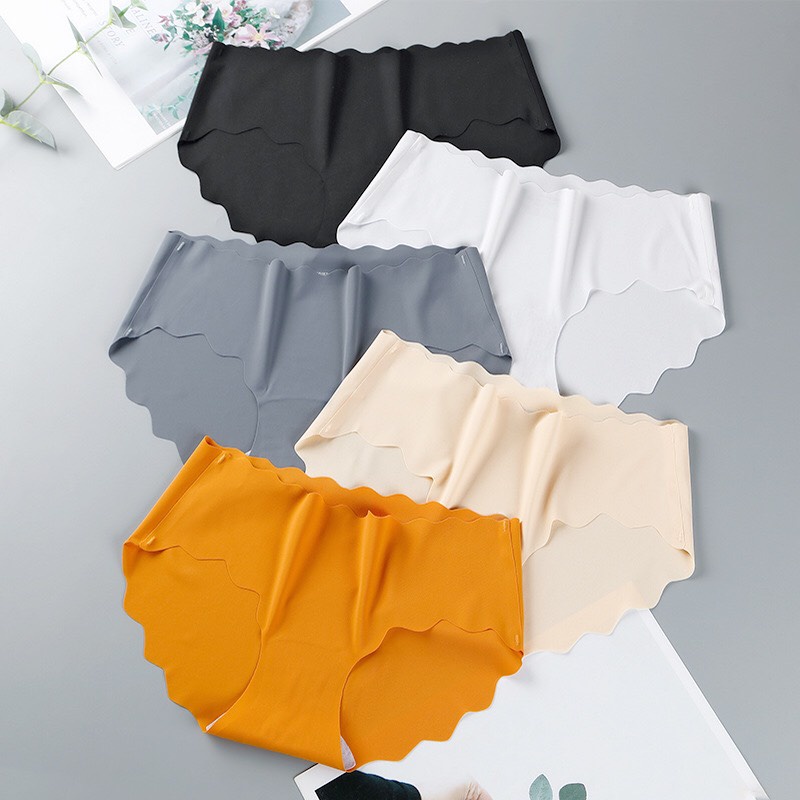 Quần Lót Nữ Su Đúc Viền Sóng Không Đường May Gợi Cảm Cực Xinh Chất Mát Lạnh Hieu Store24h - 5009