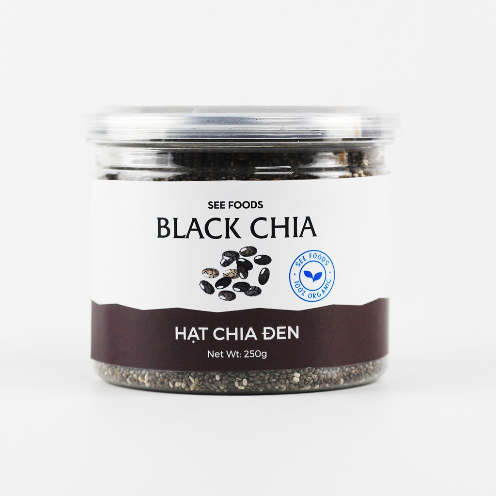 Hạt Chia Đen Úc Hàng Chuẩn - Hộp 250g