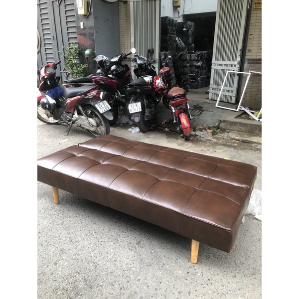Sofa bed sofa giường chất liệu simili da đa năng thông minh