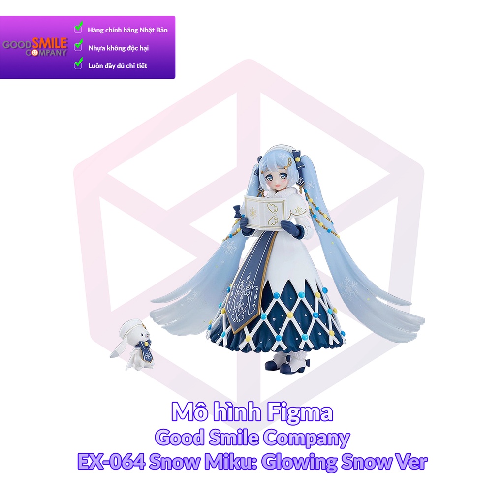 Mô hình Figma Good Smile Company EX-064 Snow Miku: Glowing Snow Ver